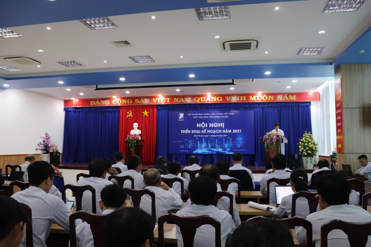 VNPT địa bàn Bình thuận tổ chức Hội nghị triển khai kế hoạch năm 2021 VNPT địa bàn Bình thuận tổ chức Hội nghị triển khai kế hoạch năm 2021